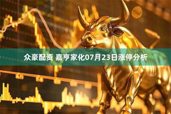 众豪配资 嘉亨家化07月23日涨停分析