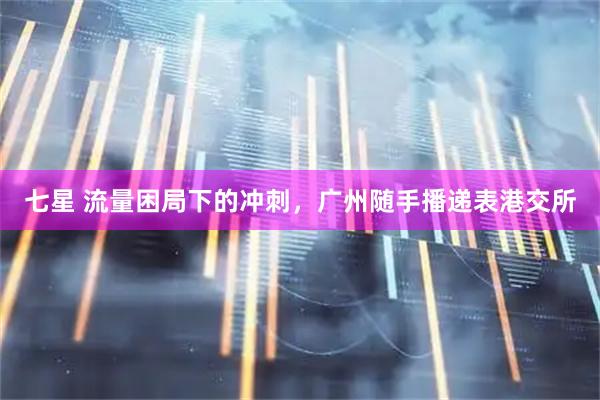 七星 流量困局下的冲刺，广州随手播递表港交所