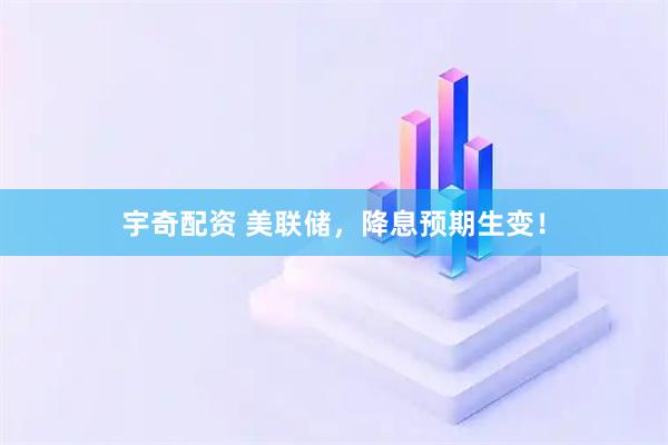 宇奇配资 美联储，降息预期生变！